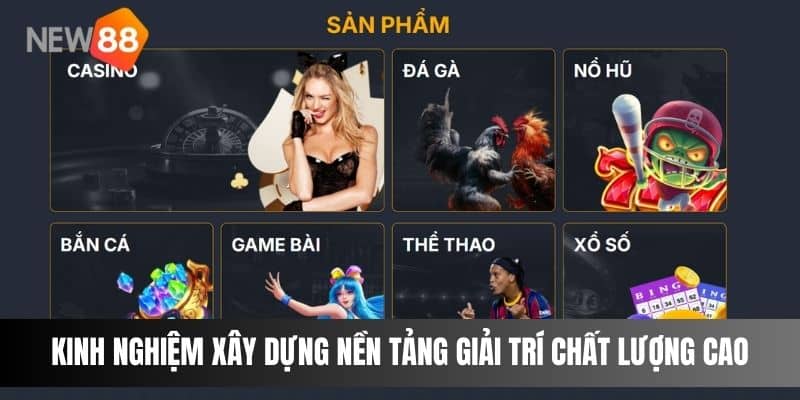 Kinh nghiệm xây dựng nền tảng giải trí chất lượng cao